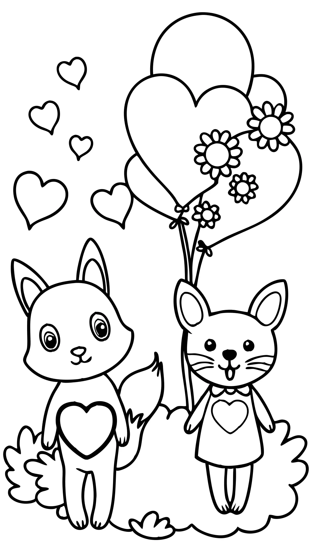 love coloring pages printable